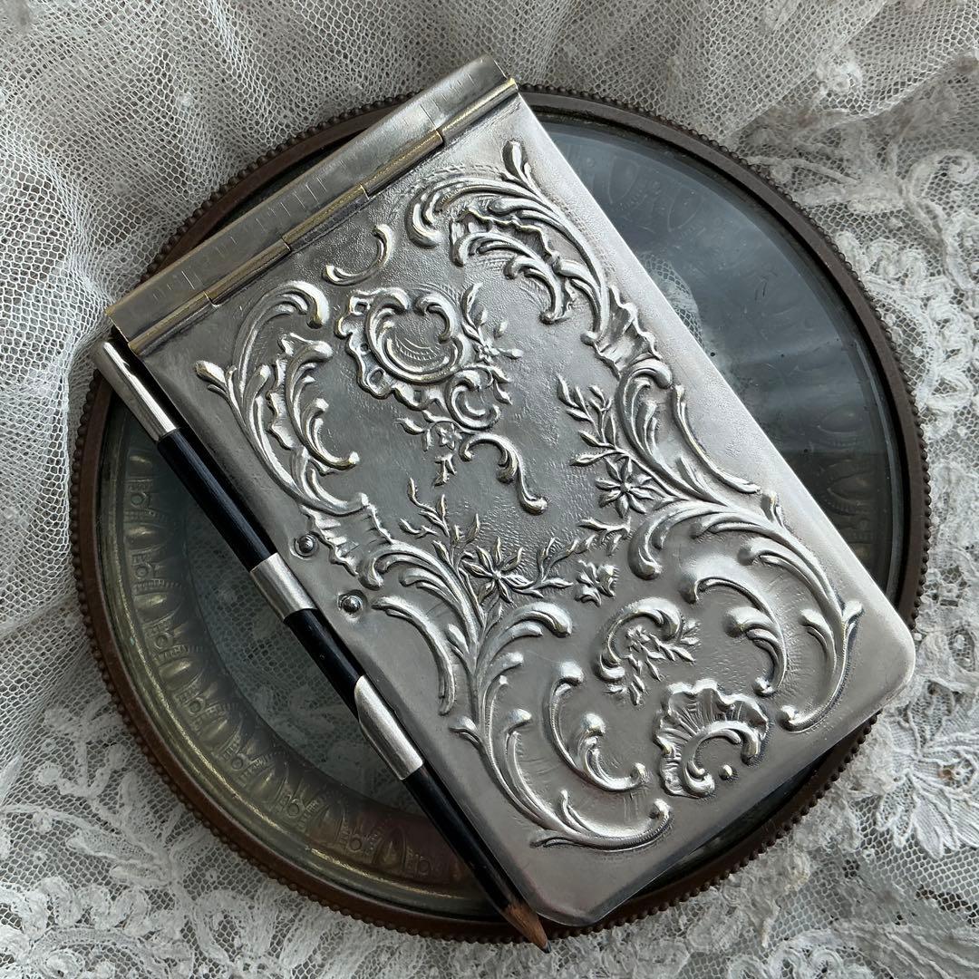 【A】フランスアンティーク　カルネドバル　アールヌーヴォー　舞踏会の手帳