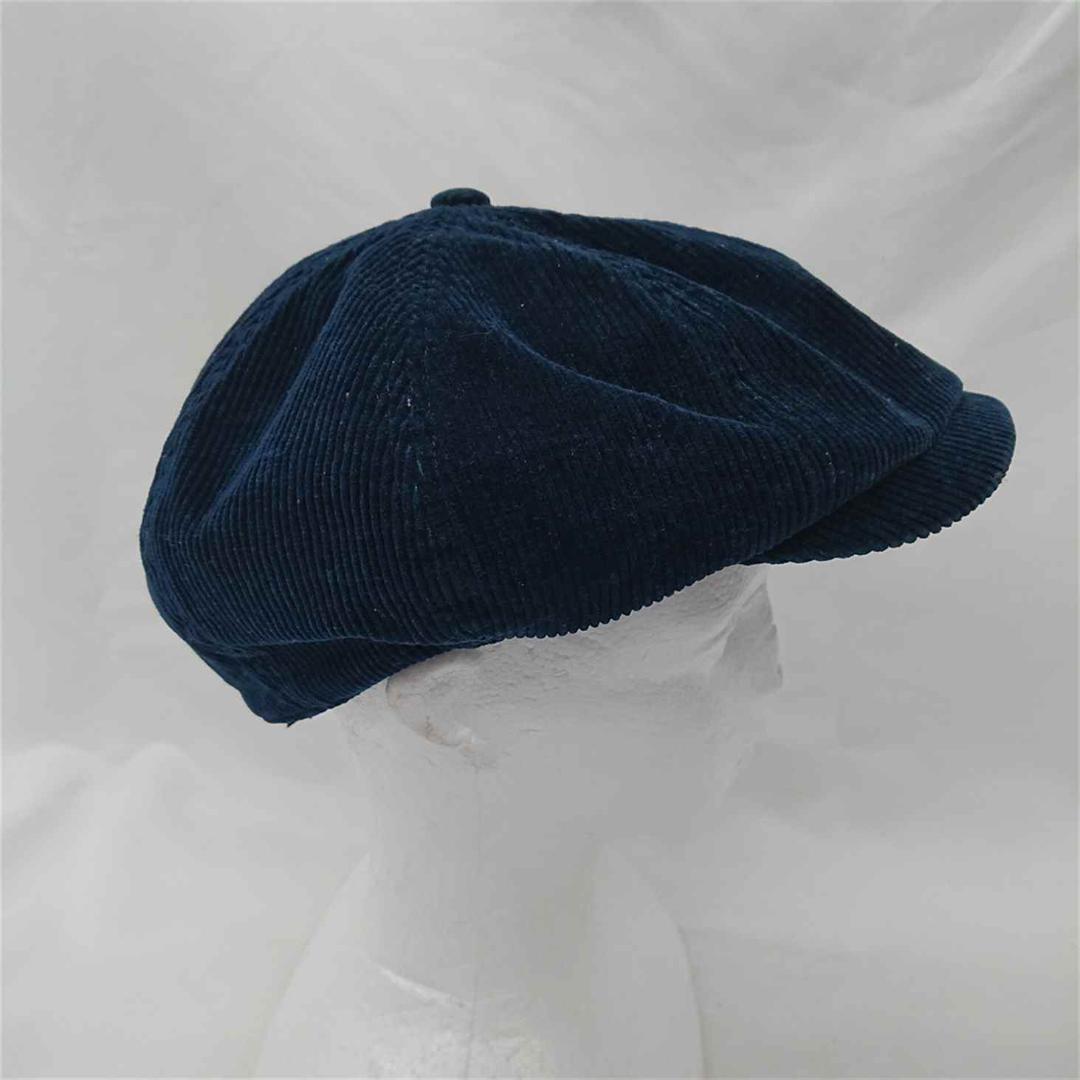 ■ダブルアールエル コーデュロイ キャスケット ネイビー系 Mサイズ