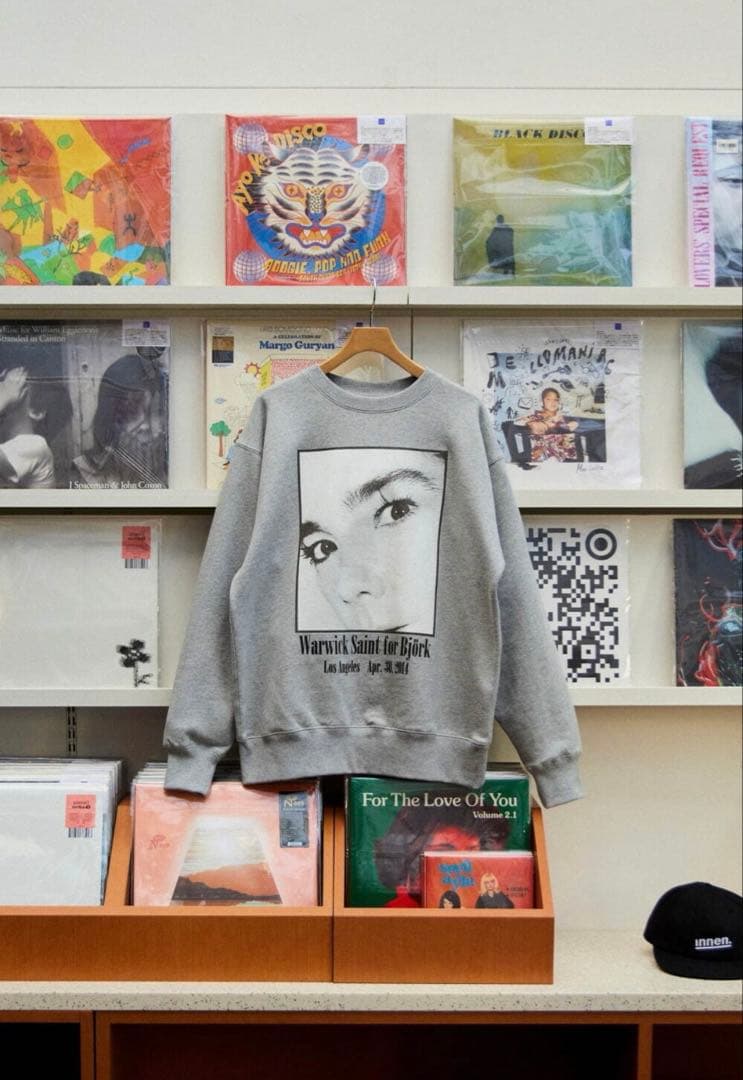Bjork ビョーク プリント スウェット トレーナー