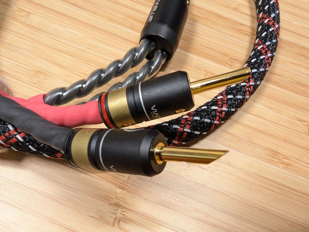 ViaBlue SC-4 SILVER スピーカーケーブル 1ペア 1.25m