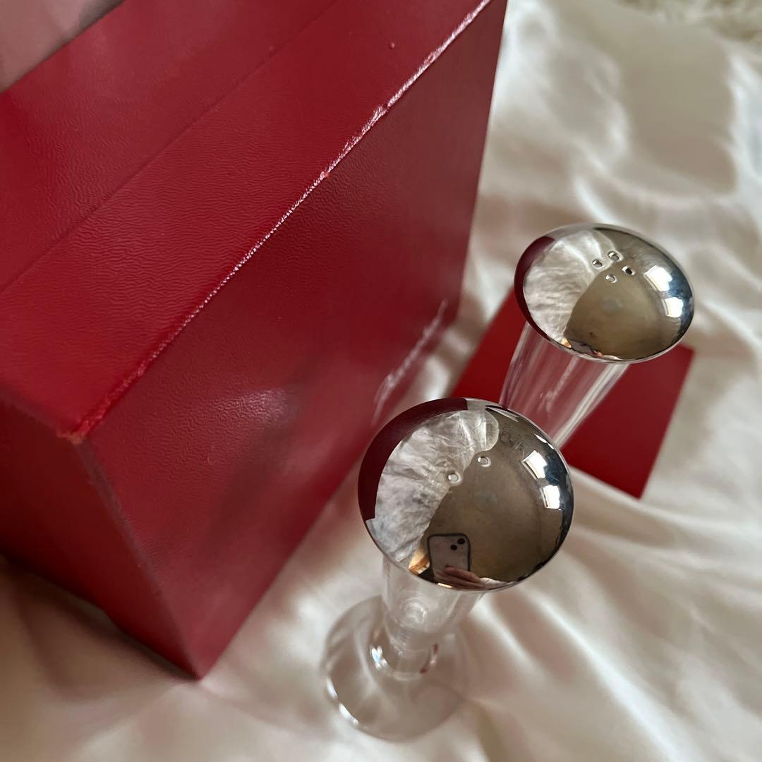 未使用　バカラBACCARATベガ　ソルト＆ペッパー シェーカー　調味料入れ