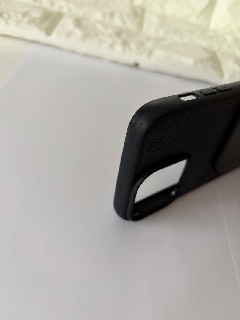 PRADA サフィアーノレザー iPhoneケース 14promax 三角ロゴ