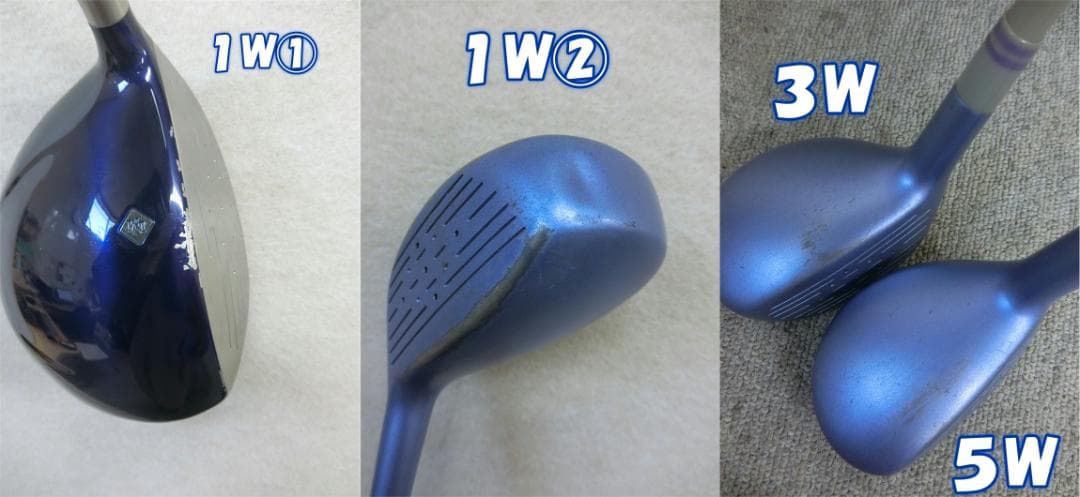 b707 初心者歓迎 ユービズゴルフ 等レディースゴルフ１０本セット※Ｄｒ２本入