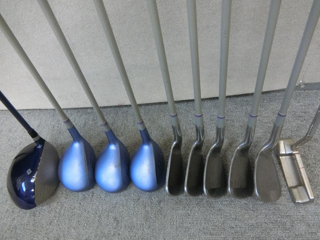 b707 初心者歓迎 ユービズゴルフ 等レディースゴルフ１０本セット※Ｄｒ２本入