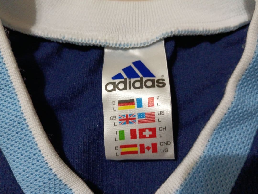 希少美品 1998 アルゼンチン 代表 サッカー ユニフォーム Lサイズ