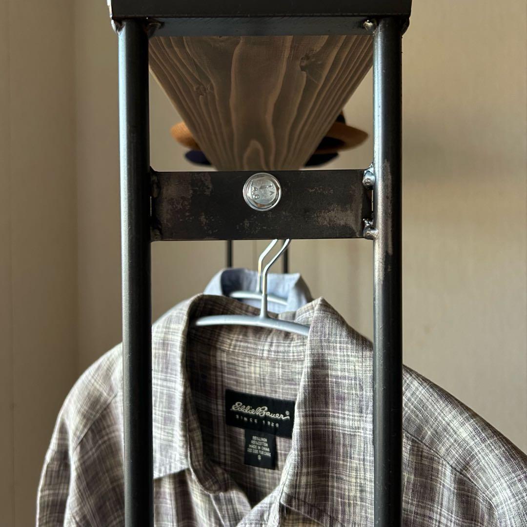 ハンガーラック　アイアン家具　引っ越し　コンパクト　アンティーク　幅900 分割