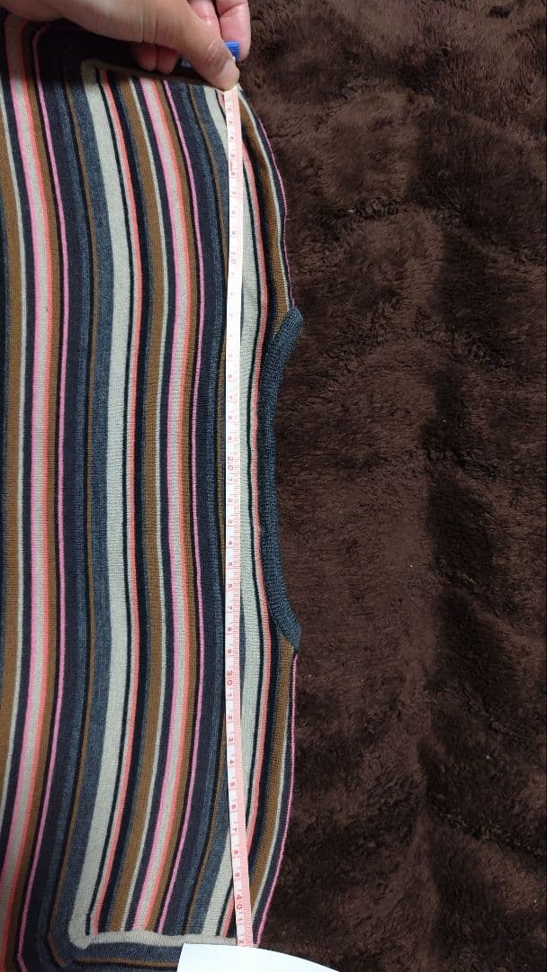 ジョンスメドレー　ボーダーウールニット