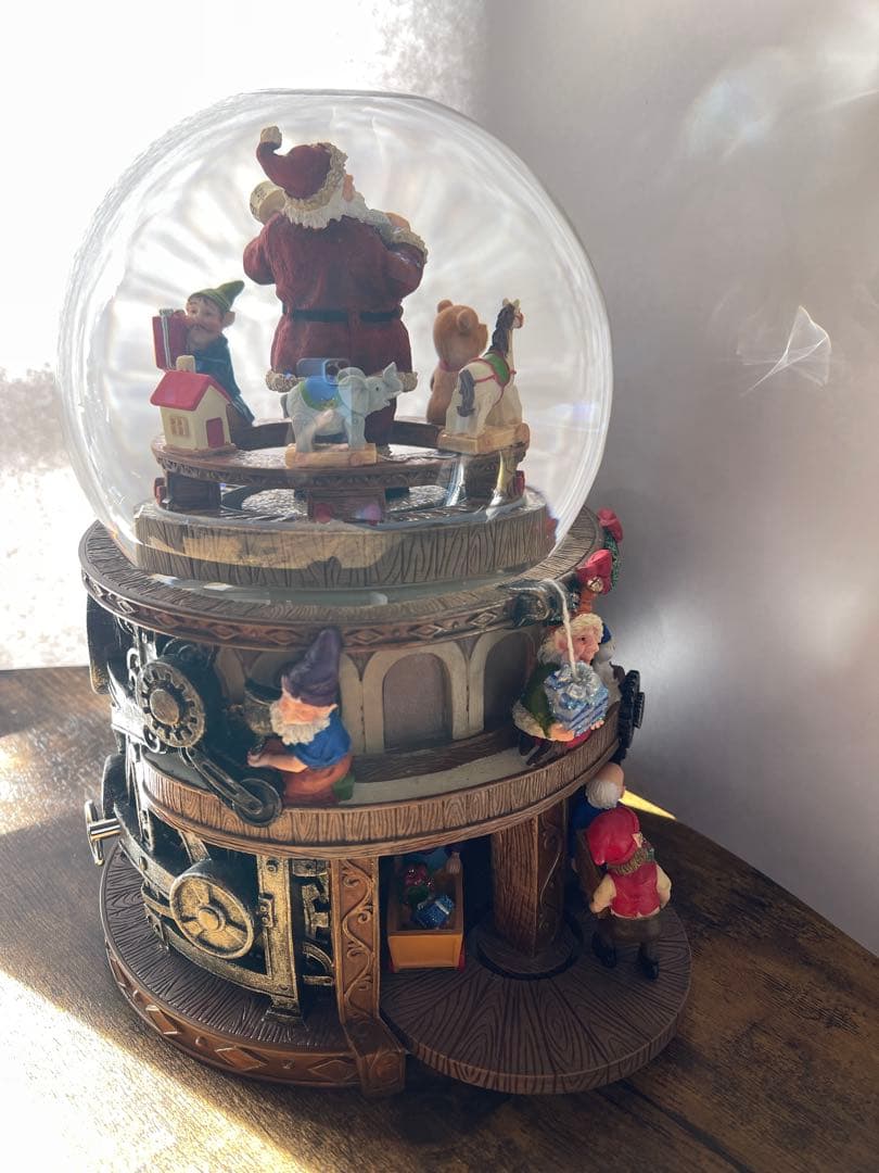 KIRKLAND サンタクロース スノードーム オルゴール