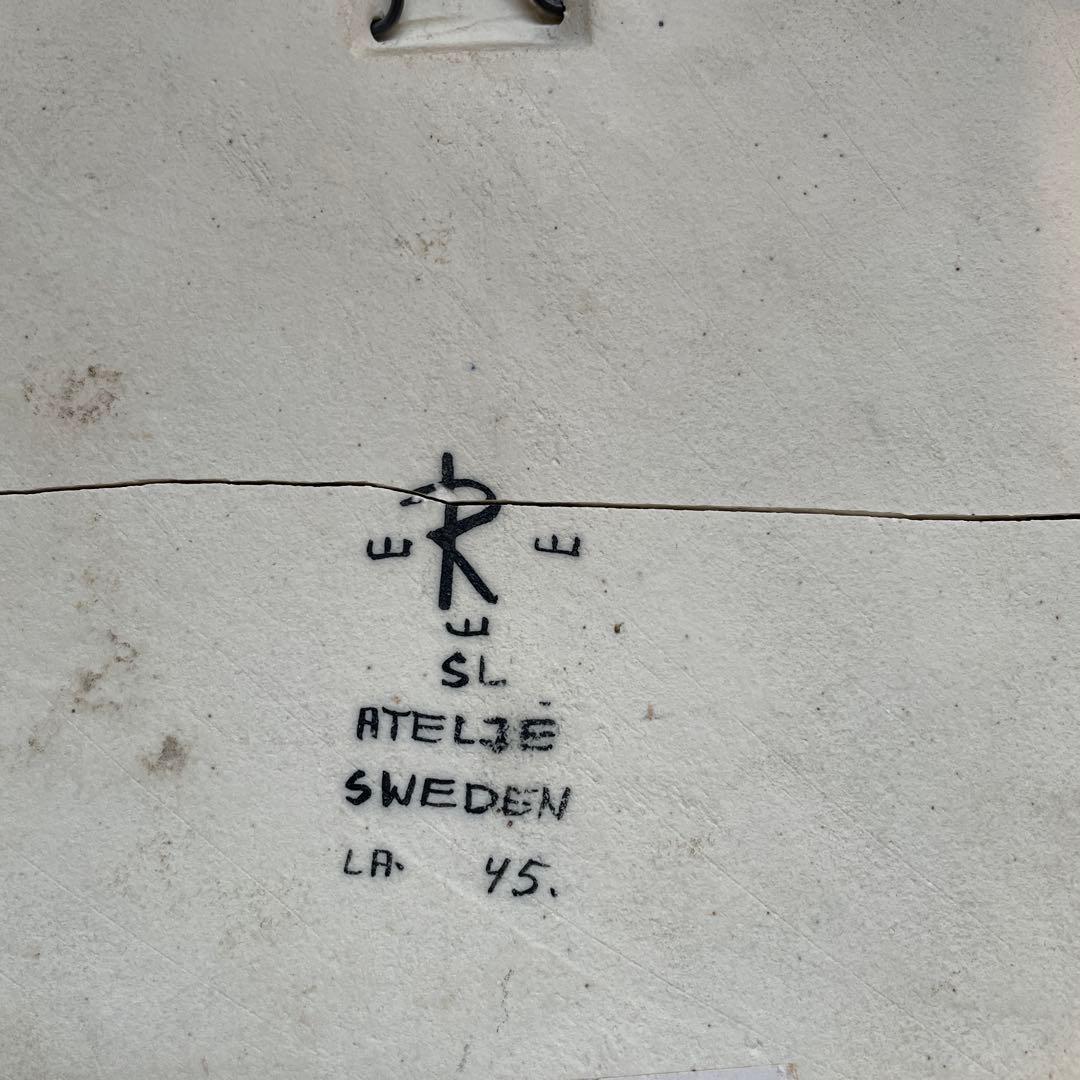 【訳あり】シルヴィア・レウショヴィウス 陶板 鳥