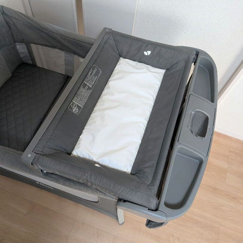 KATOJI JOIE プレイヤード イリュージョン ベビーベッド グレー