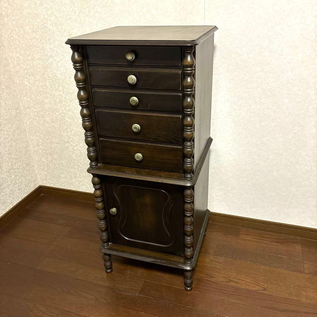 【良品】アンティーク チェスト キャビネット
