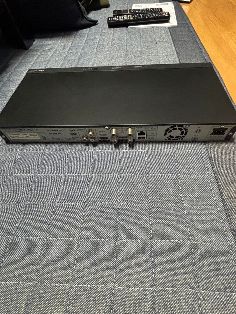 SHARP AQUOSブルーレイ BD-NW510
