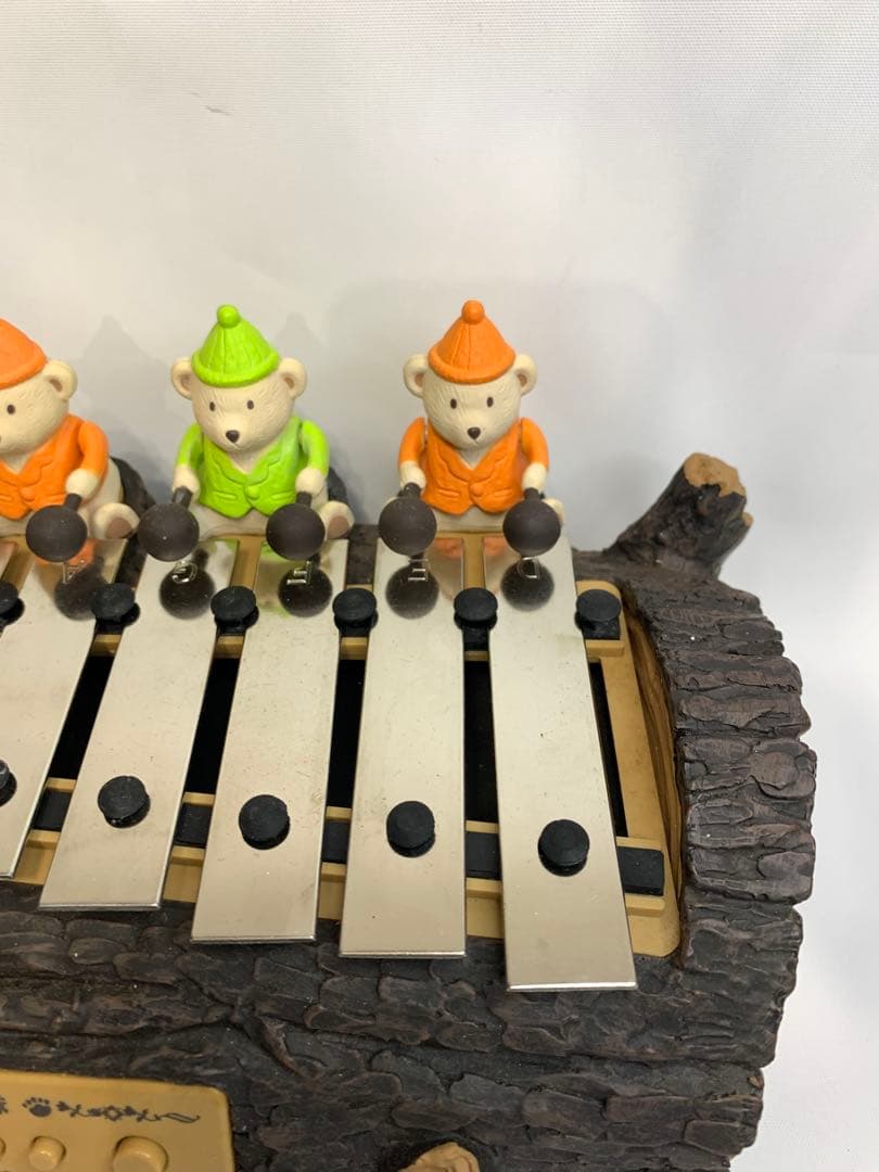 【美品】「こぐまの音楽隊」からくり時計