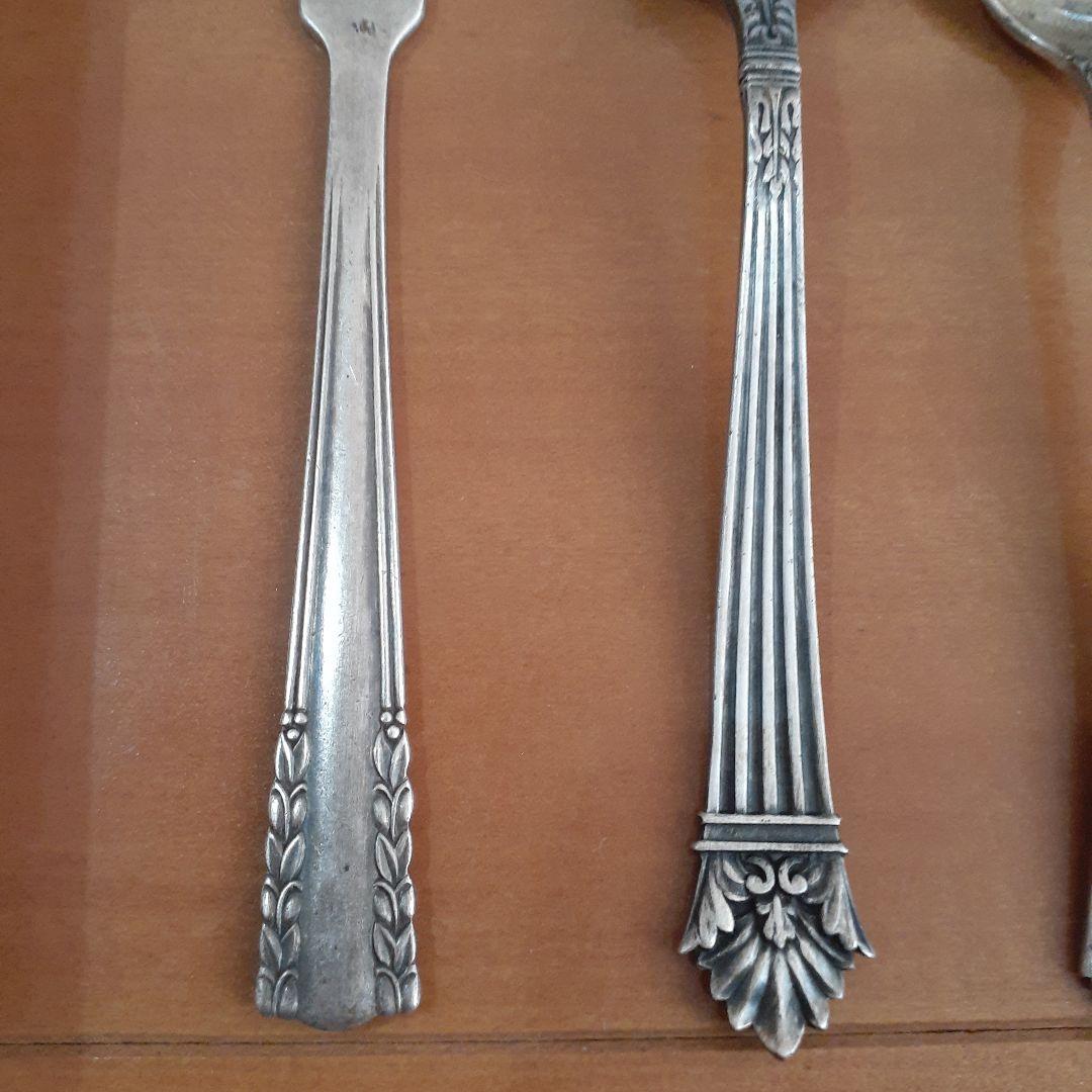 銀製品 スプーン5本バターナイフ1本　まとめ売り silver シルバー