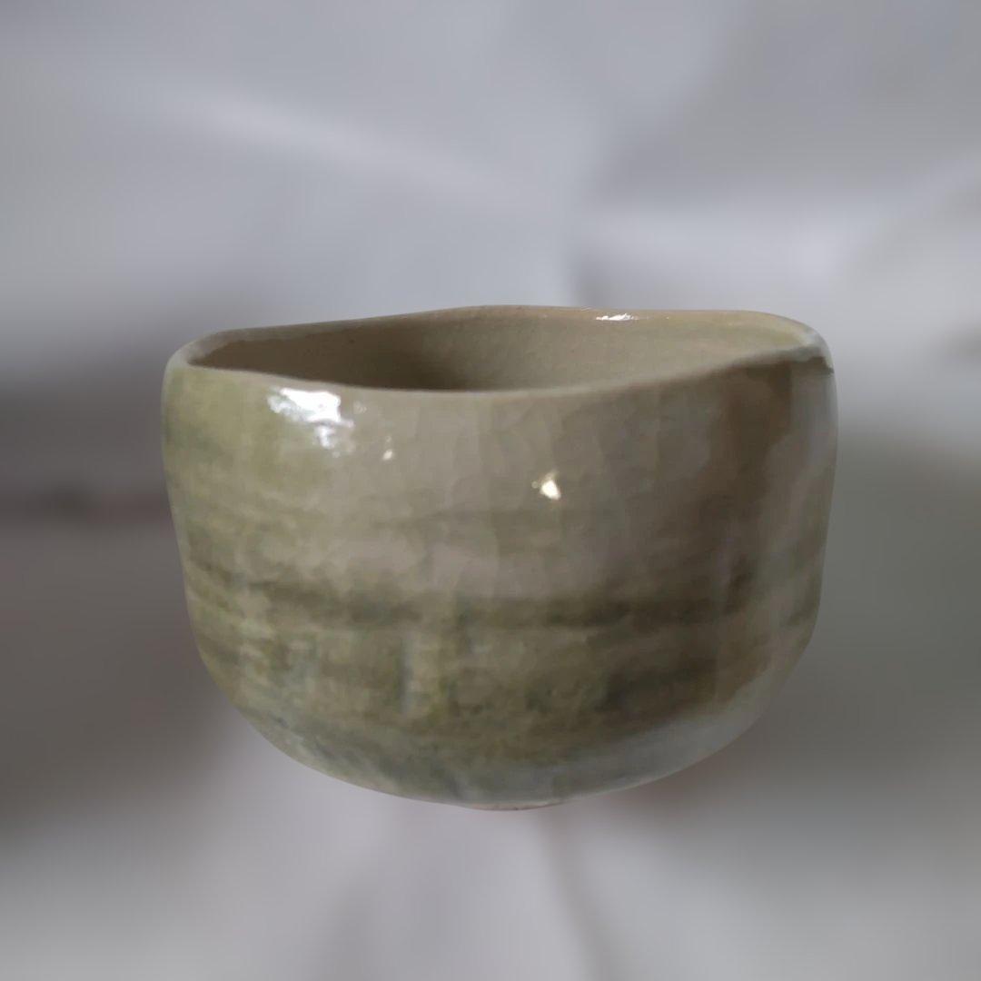 楽焼 楽入窯 吉村楽入 造 絵付け あじさい 茶碗 楽茶碗 茶道具 抹茶碗 新品