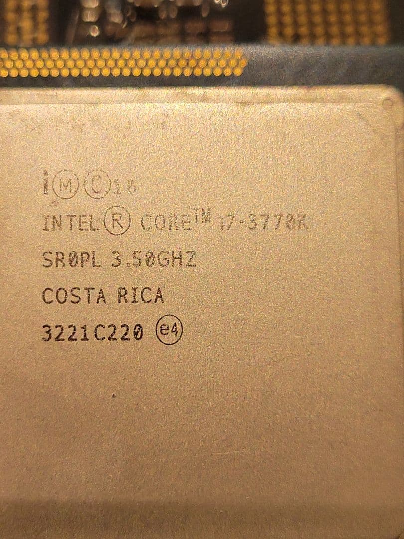 Core i7 870 2600k 3770k 4790 4個 動作確認済み