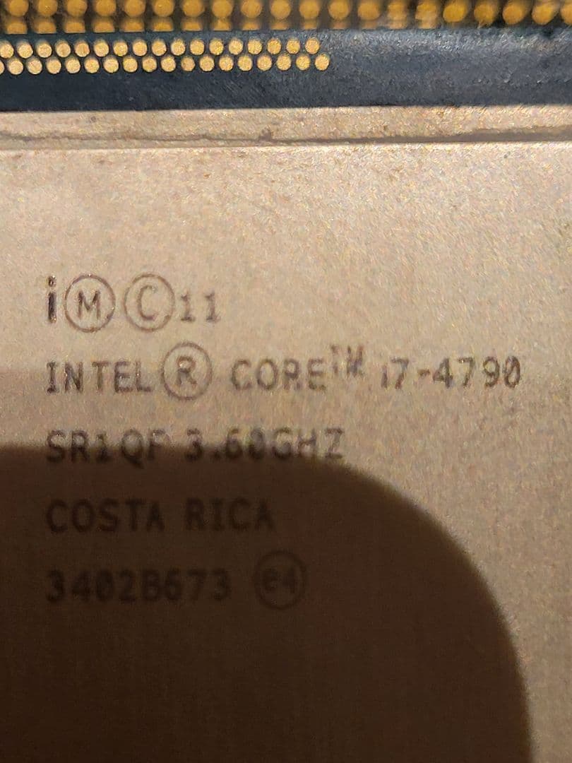 Core i7 870 2600k 3770k 4790 4個 動作確認済み