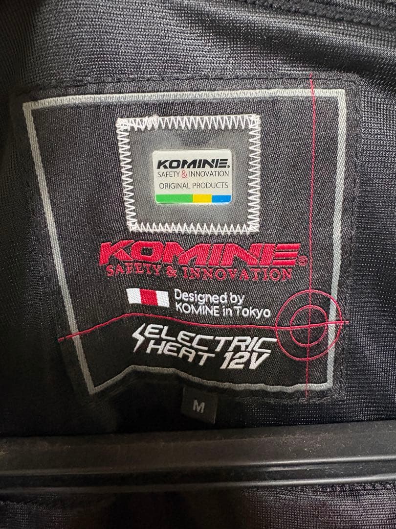 KOMINE 電熱バイクウェア上下セット170cm前後の方向け