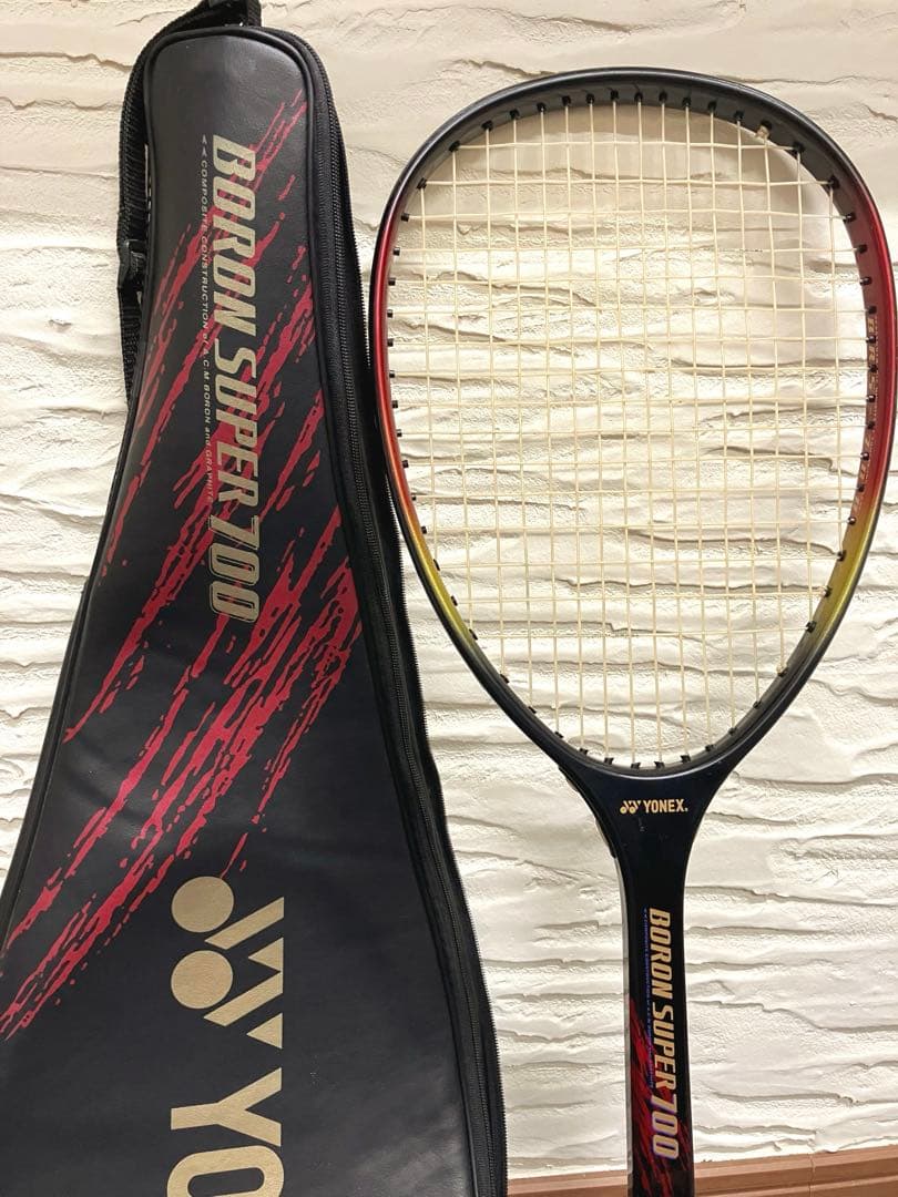 【K】YONEX BORON SUPER 700 ラケット ケース付き　Ｂ34