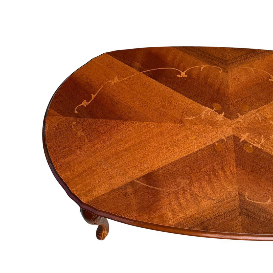 KZ022 イタリア製 象嵌細工　コーヒーテーブル　ローテーブル　クラッシック