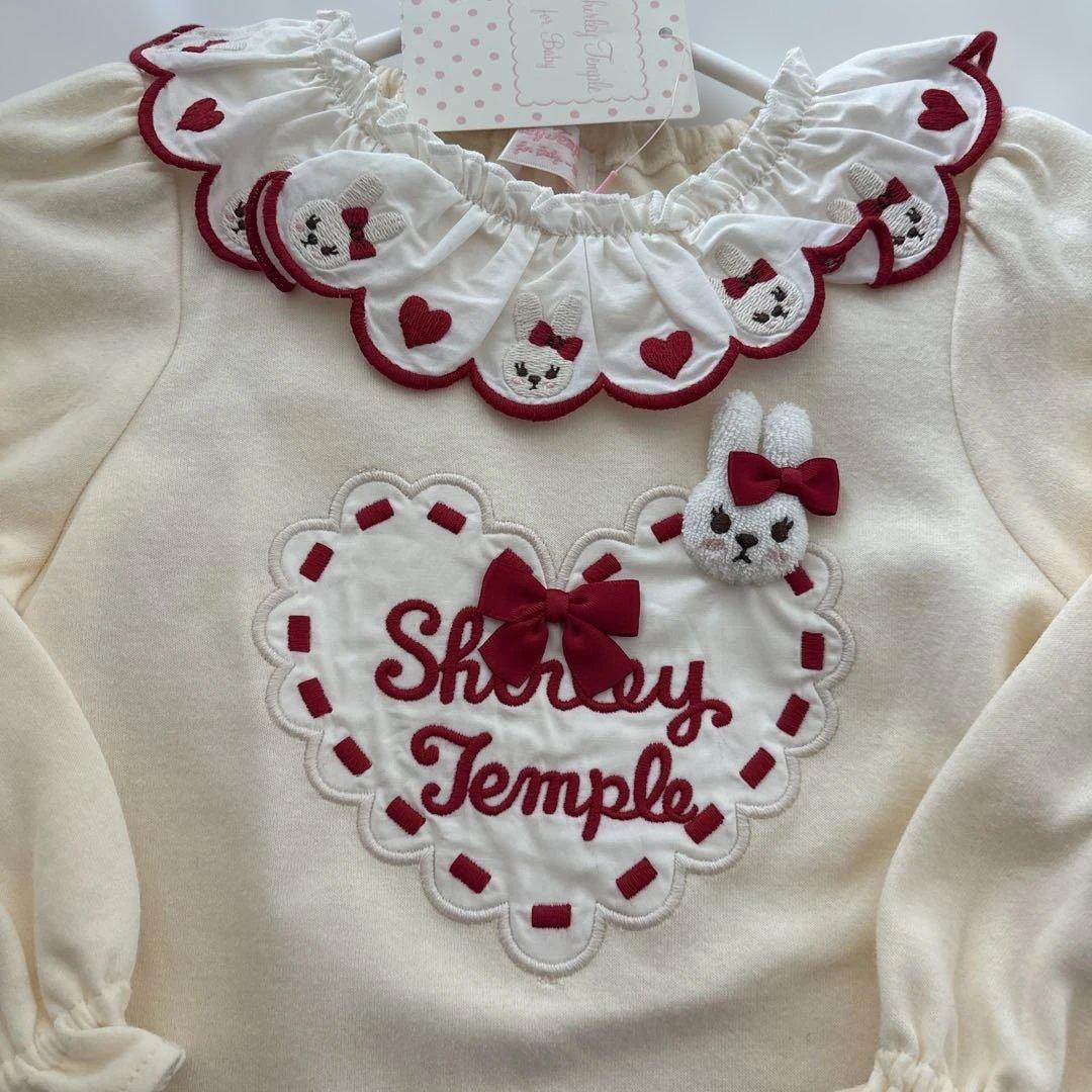 新品未使用タグ付き❤︎シャーリーテンプル❤︎うさぎロンＴ長袖カットソー90センチ