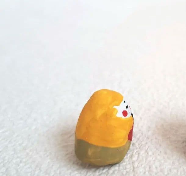 張子　アート大福　えびすさまとだいこくさま　横幅約2センチ