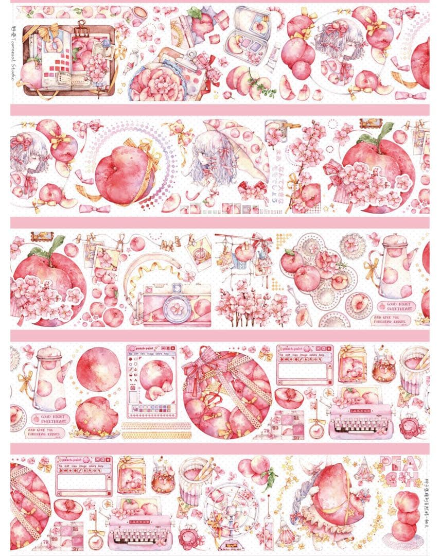 海外マステ マスキングテープ 獅子 シール 人物 装飾