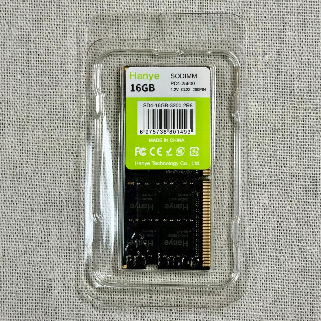 16GB SODIMM メモリー SD4-16GB-3200-2R8