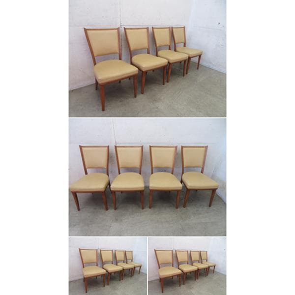 カリモク■モダンデザイン■ダイニングチェア■4脚セット■オーク材■