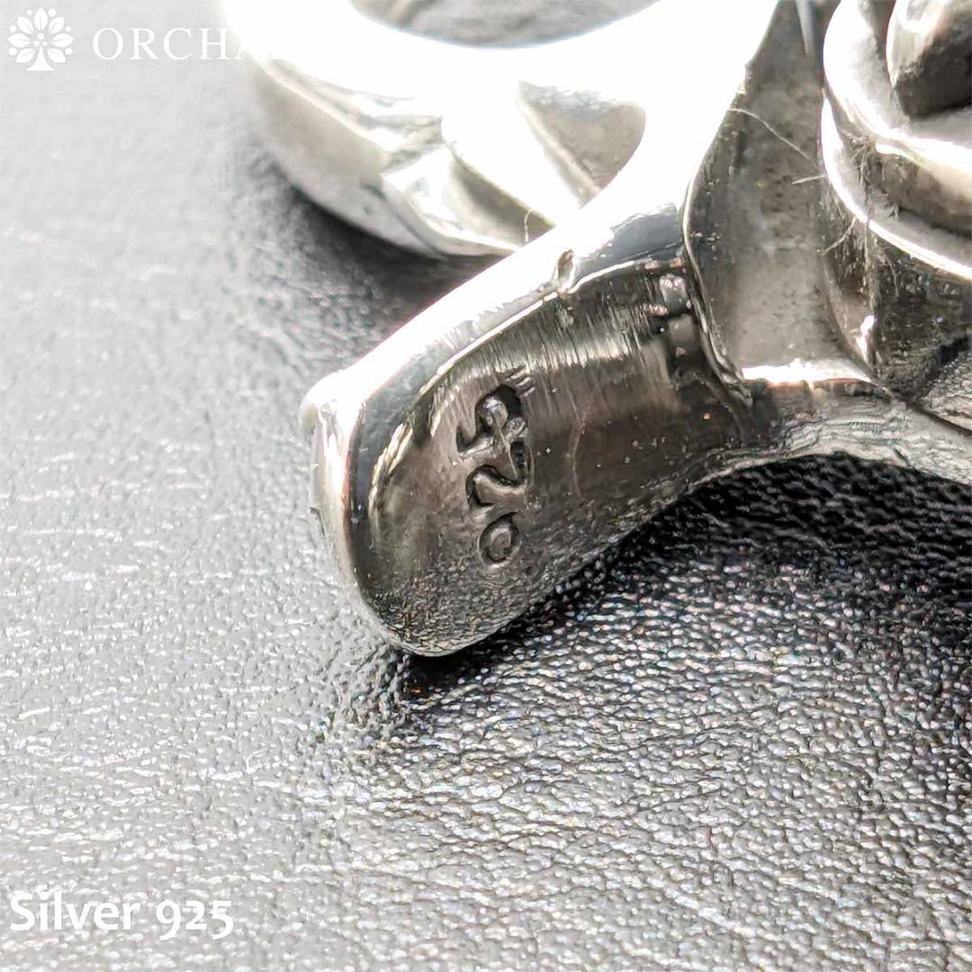 匿名配送/シルバー925/クロス/喜平チェーン/キーリング/キーホルダー