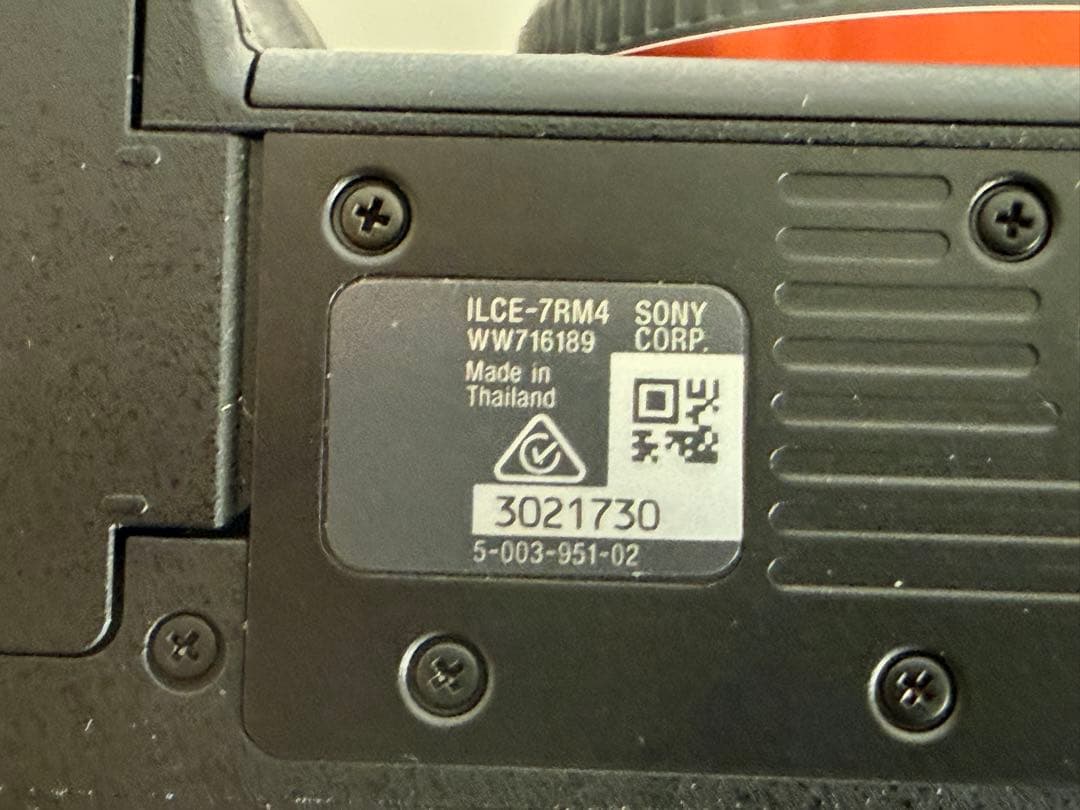 美品・SONY α7RⅣ (ILCE-7RM4)ボディ