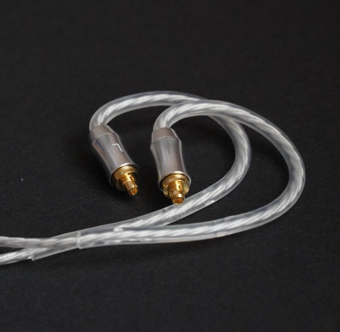 ついに7N 超冷凍製単結晶銅銀メッキ最高スペックリケーブルIE900/2.5mm