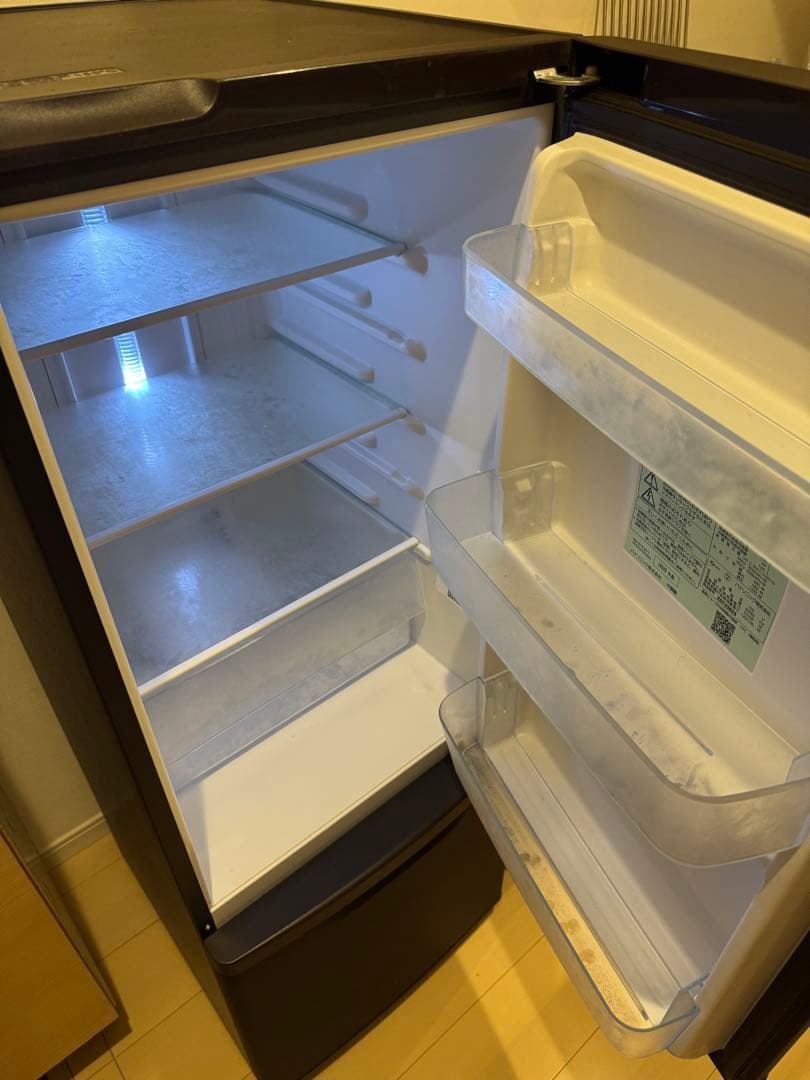 【ピンクのパンダ】Panasonic 冷蔵庫 黒（NR-B17CW-T）