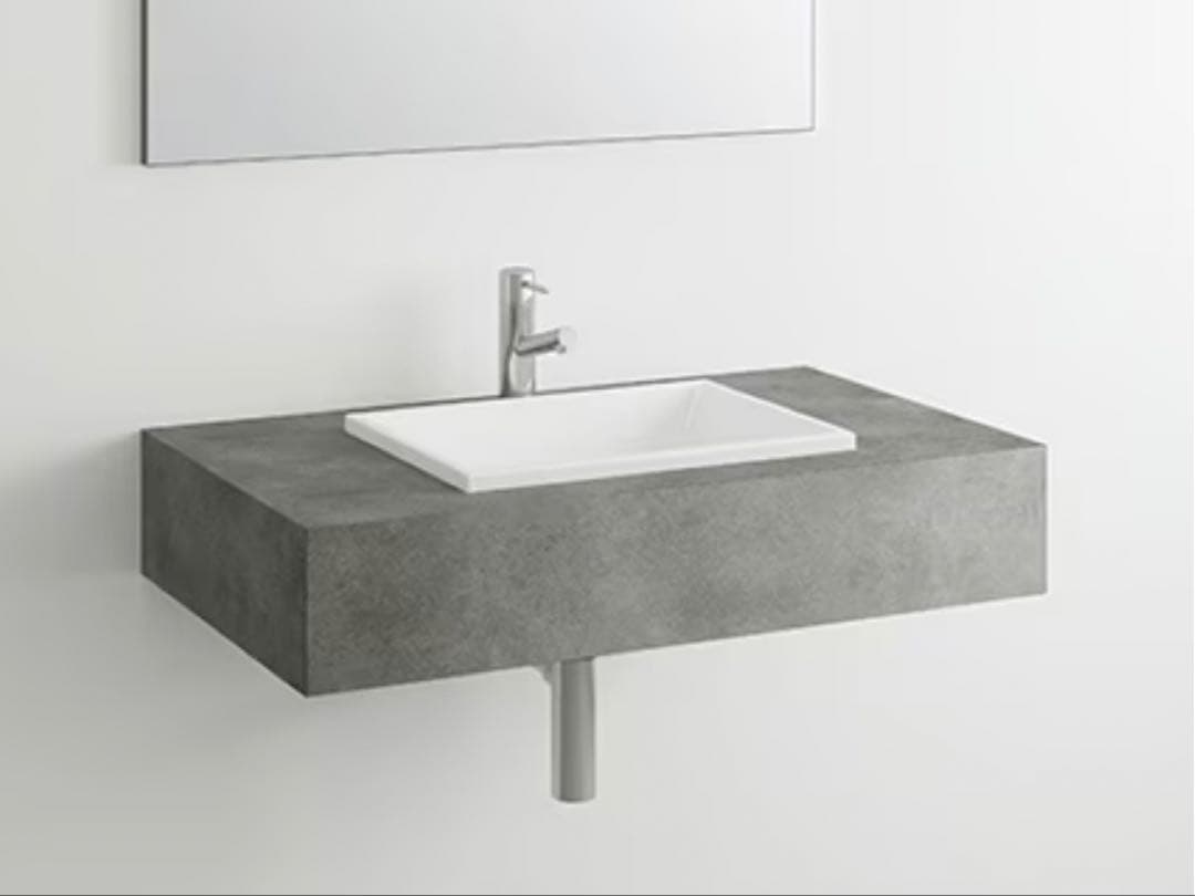 モルタナ洗面 間口900 ミラタップ(旧サンワカンパニー) ミラー付き ボウル無