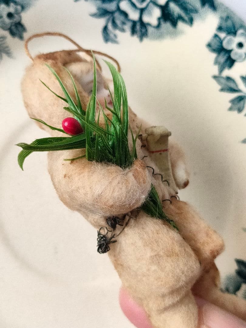 希少　ドイツ　ビスクドール　人形　コットンドール　アンティーク