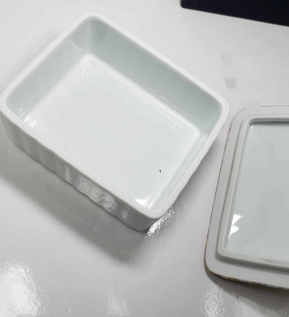 箱付【未使用】深川製磁 ジュエリーボックス 蓋付 小物入れ 金彩