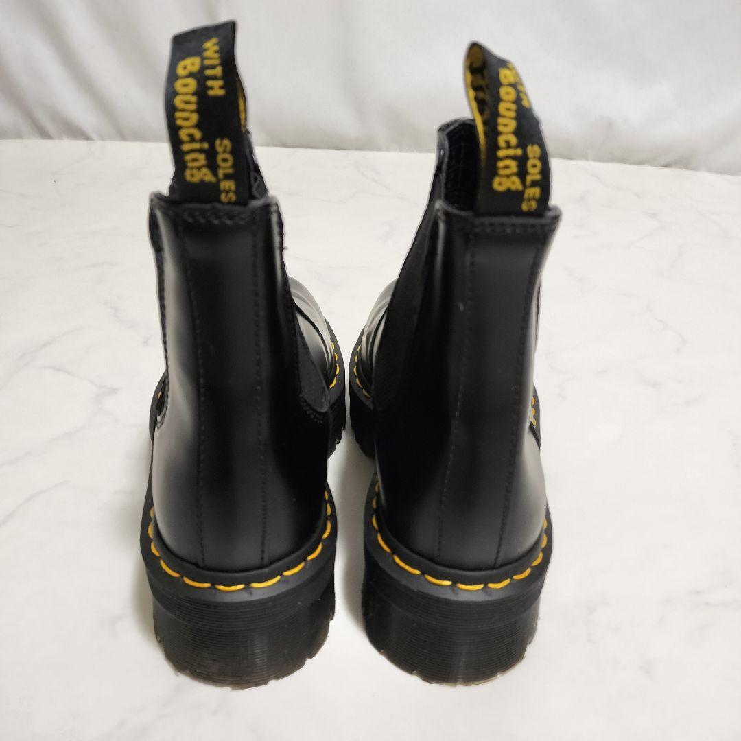Dr. Martens　サイドゴアブーツ　ブラック　クアッド 2976　厚底
