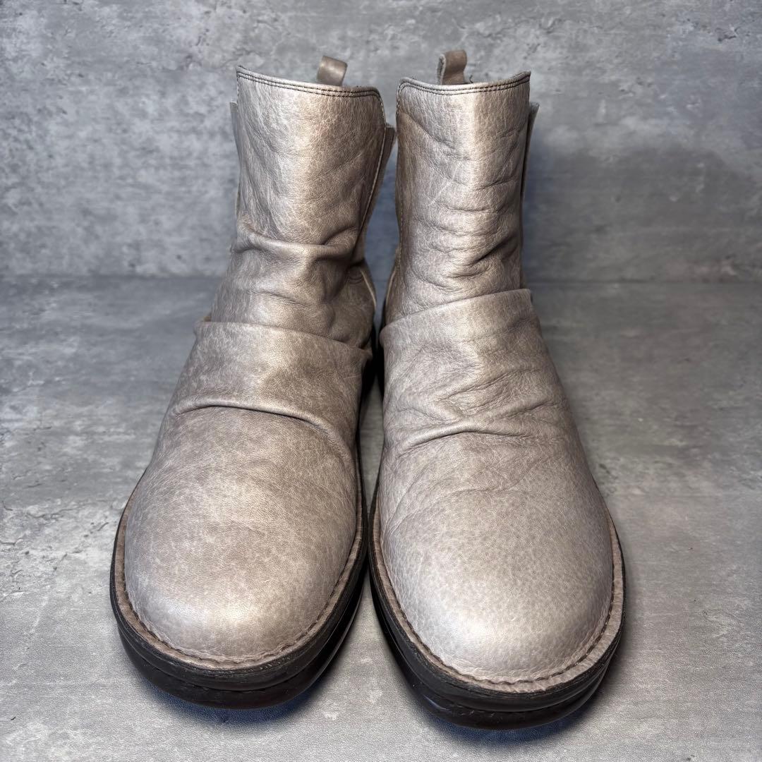 【新品】インコルジェ INCHOLJE サイドゴアブーツ　厚底　本革　幅広　23