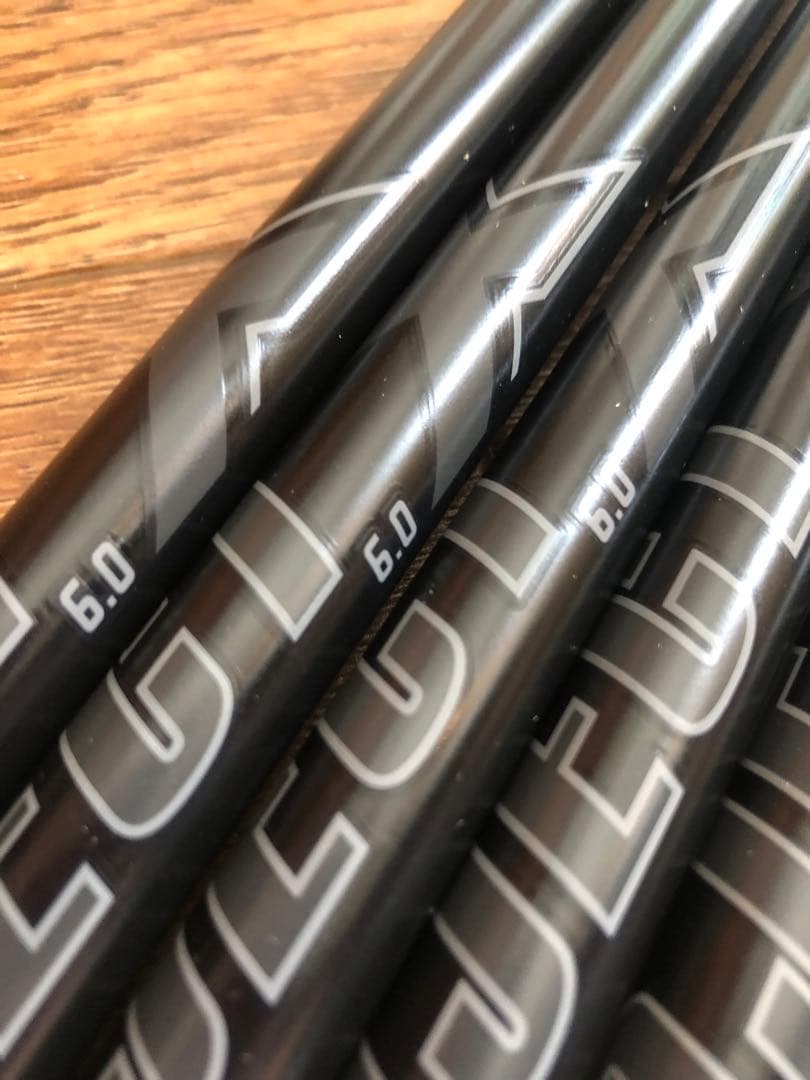 新品 プロジェクトX オールブラック 6.0 #4〜#9 6本 新品未使用