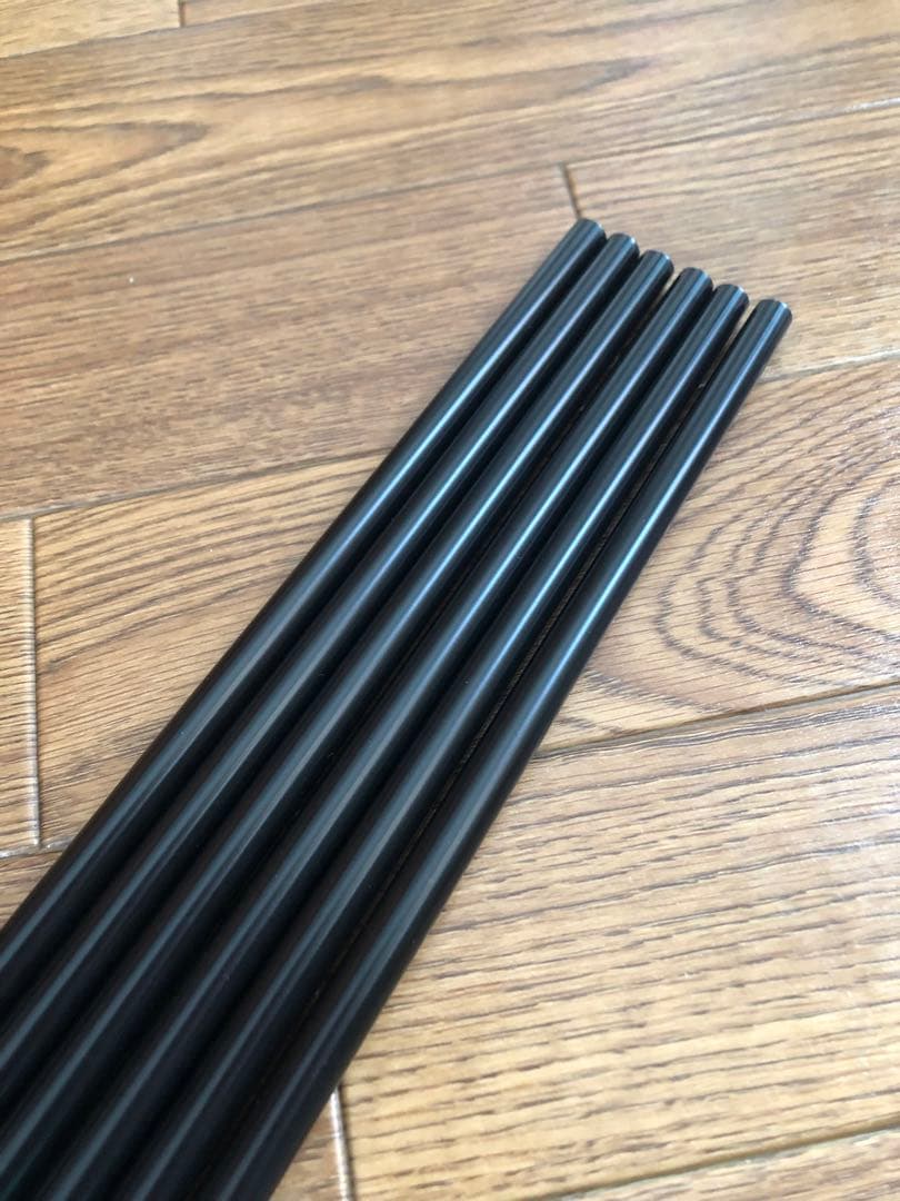 新品 プロジェクトX オールブラック 6.0 #4〜#9 6本 新品未使用