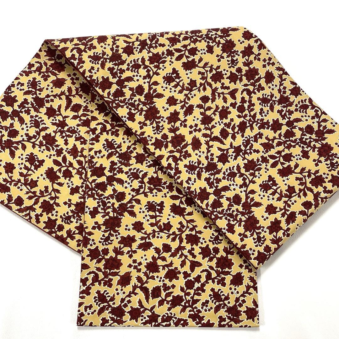 専用帯5931 5033 二点セット ●高級 正絹 古渡和更紗染帯 全通