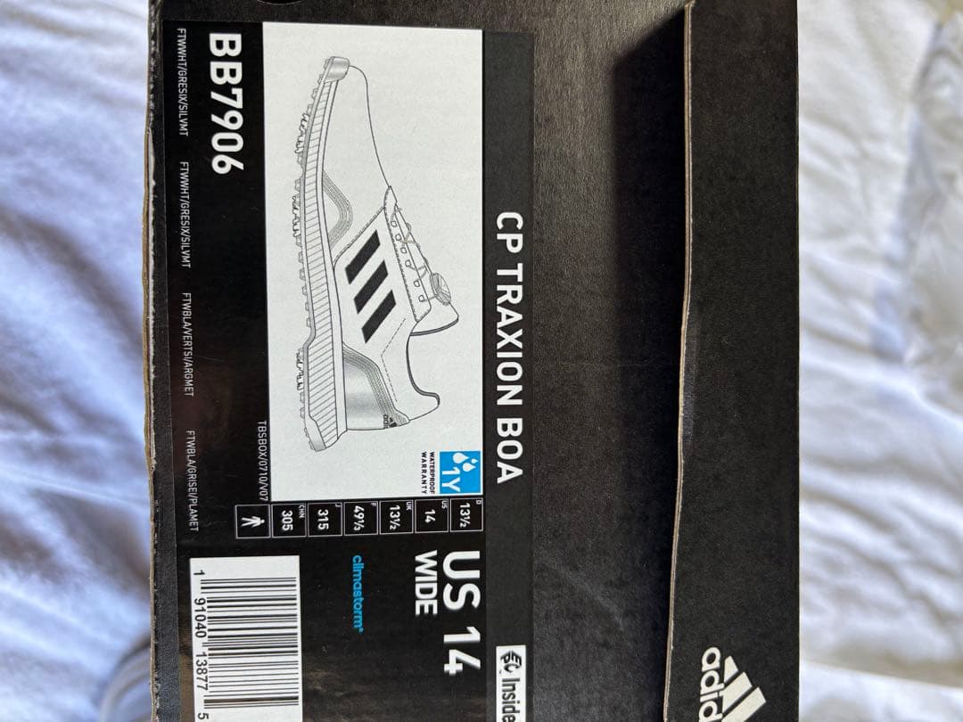 【大きいサイズ】未使用adidas アディダス　ゴルフシューズ 32センチ