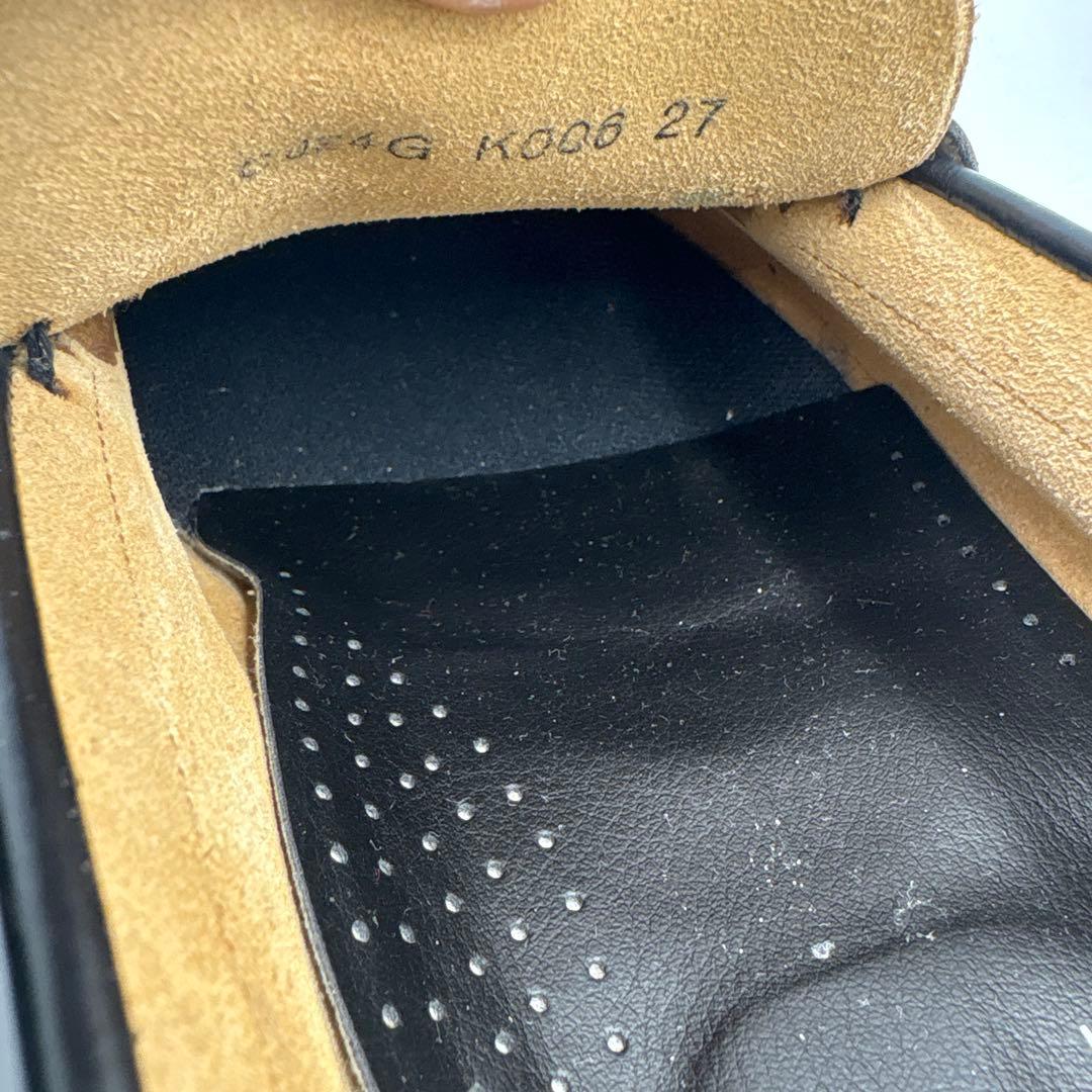 The Kenford Fineshoeタンクソールキルトタッセル ローファー黒