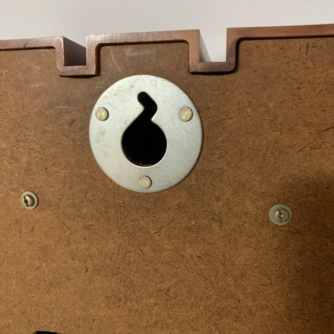 SEIKO レトロ壁掛け時計　木目