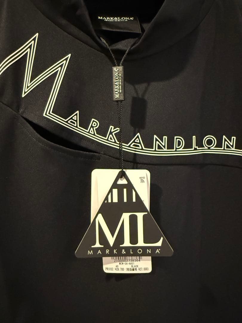 新品 ✨2025最新 MARK&LONA モックネック シャツ マーク&ロナ