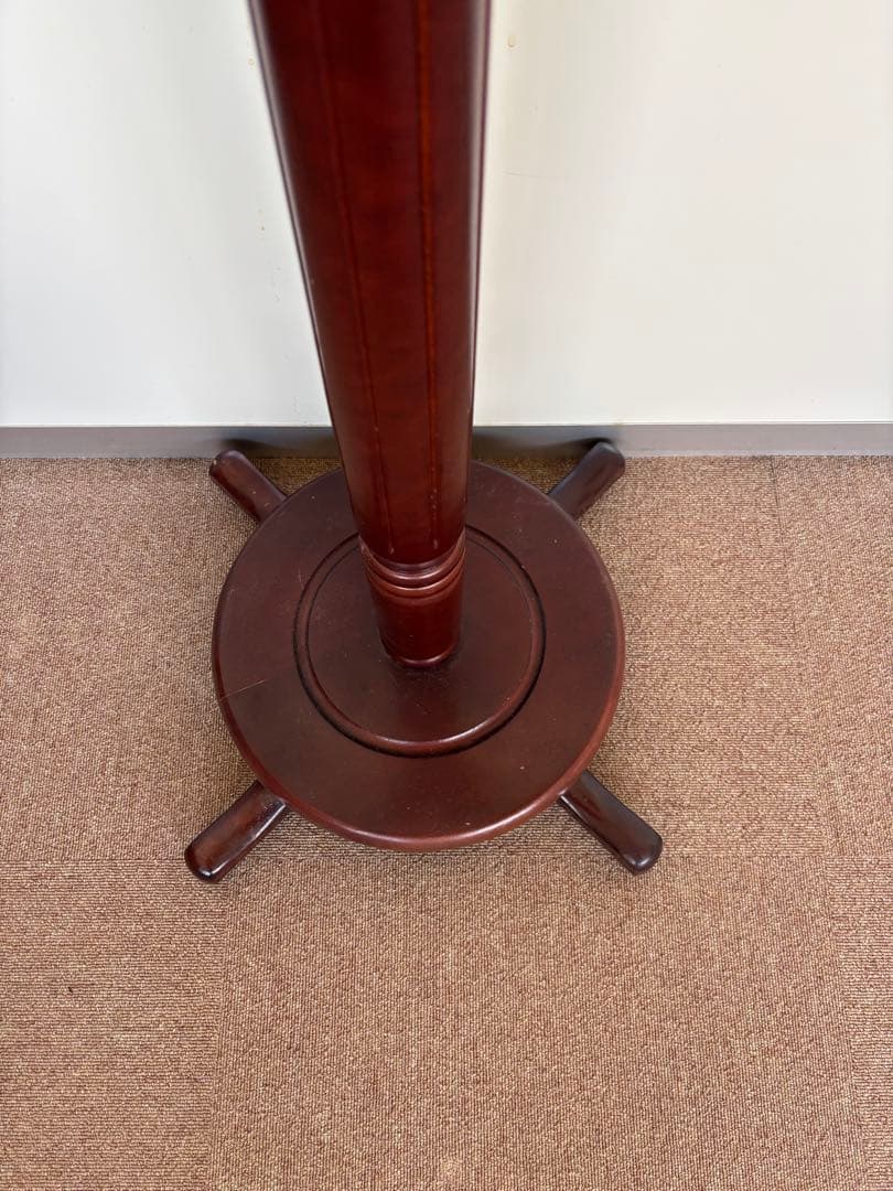 木製クラシックコートハンガー 傘立て付き