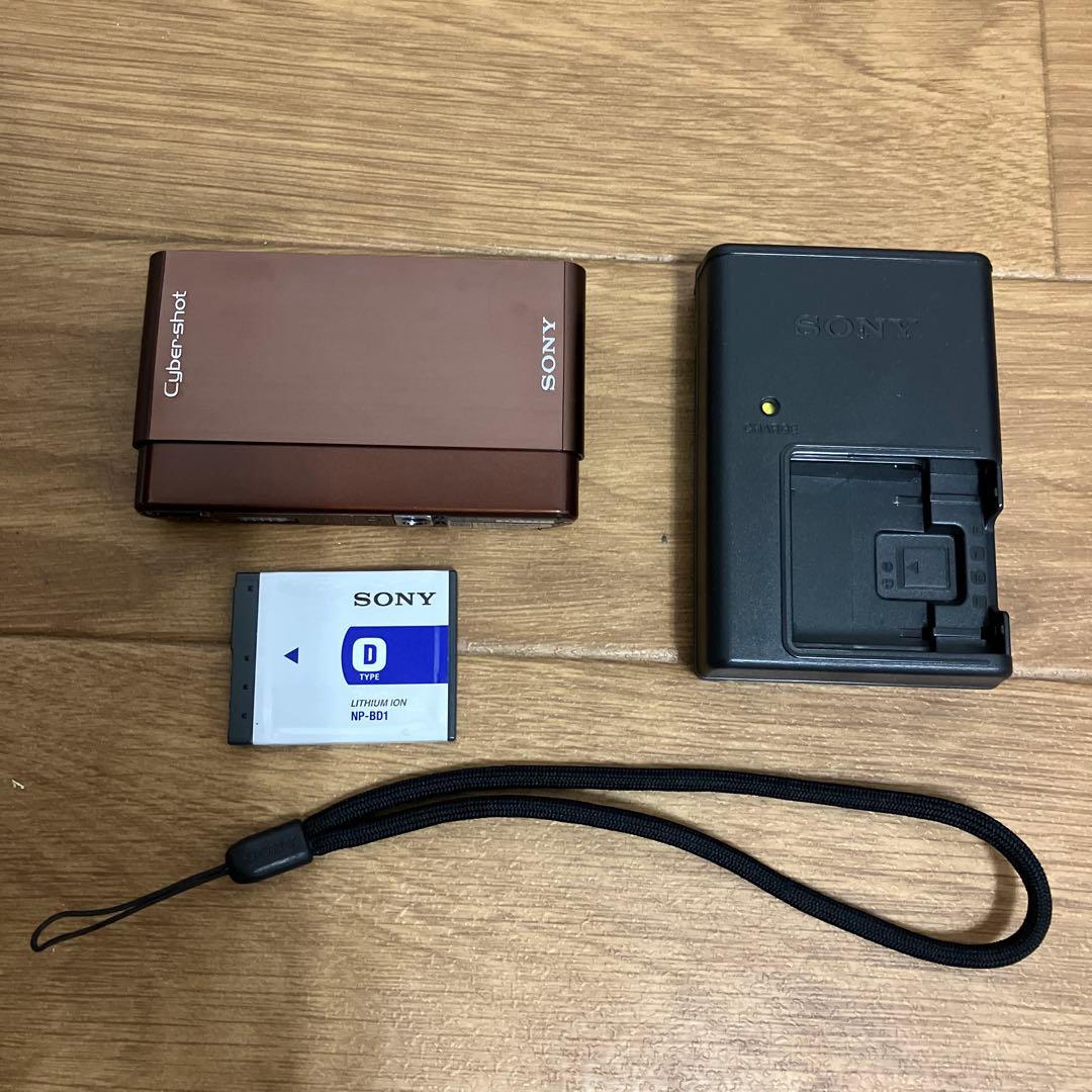 SONY Cyber-Shot DSC-T77 ブラウン デジタルカメラ