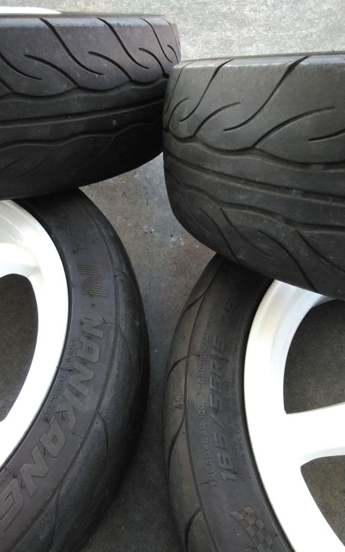 A-TECH 5本スポークにハイグリップ ネオバ/NS-2R エッセで使用