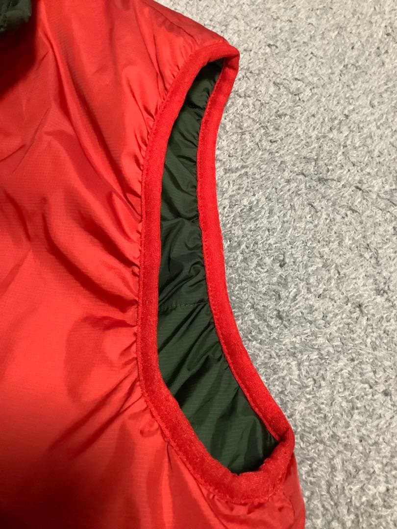 パタゴニア　S パフボールベスト　プルオーバー　　　メンズ　レッド