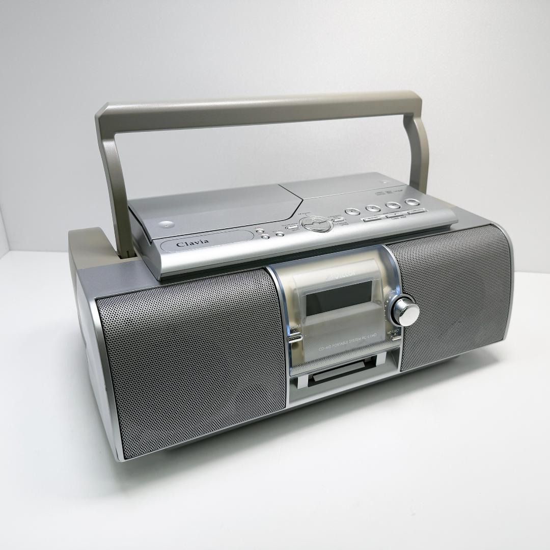 メンテナンス済 ビクター CD-MDポータブルシステム RC-L1MD-S